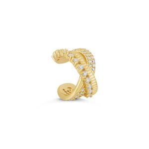 Golden Armor Ear Cuff