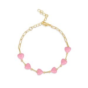 Candy Heart Link Bracelet