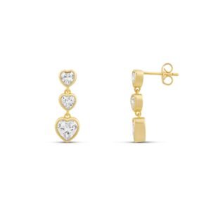 Triple Crush Drop Earrings